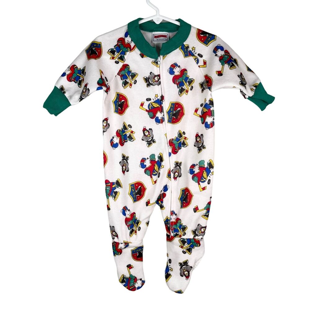 Vintage CB Kids Crescent Bay Boys Toddler Blanket Sleeper 1T New